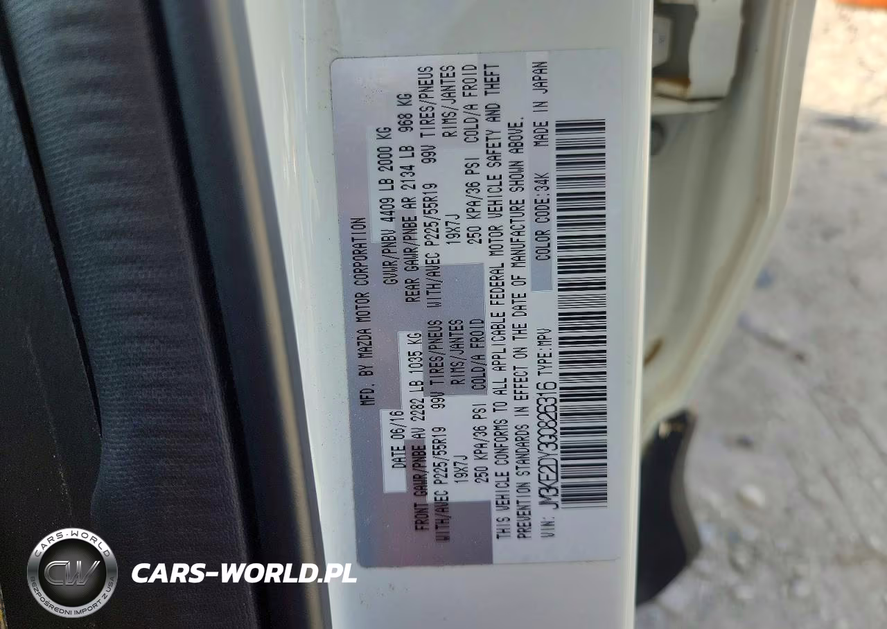 2016 Mazda Cx-5 Gt VIN:JM3KE2DY3G0826316 - 14