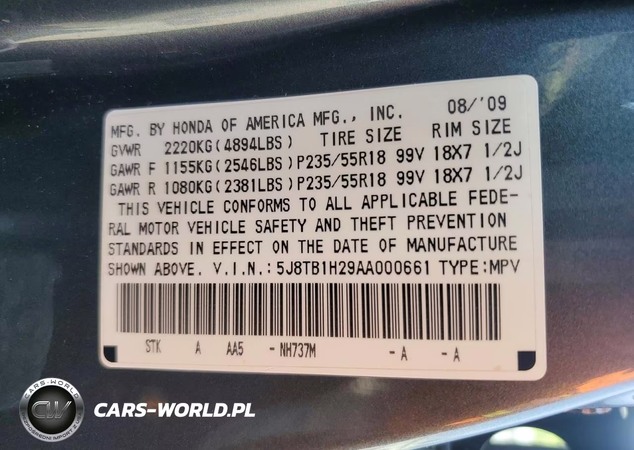 2010 Acura Rdx VIN:5J8TB1H29AA000661 - 13