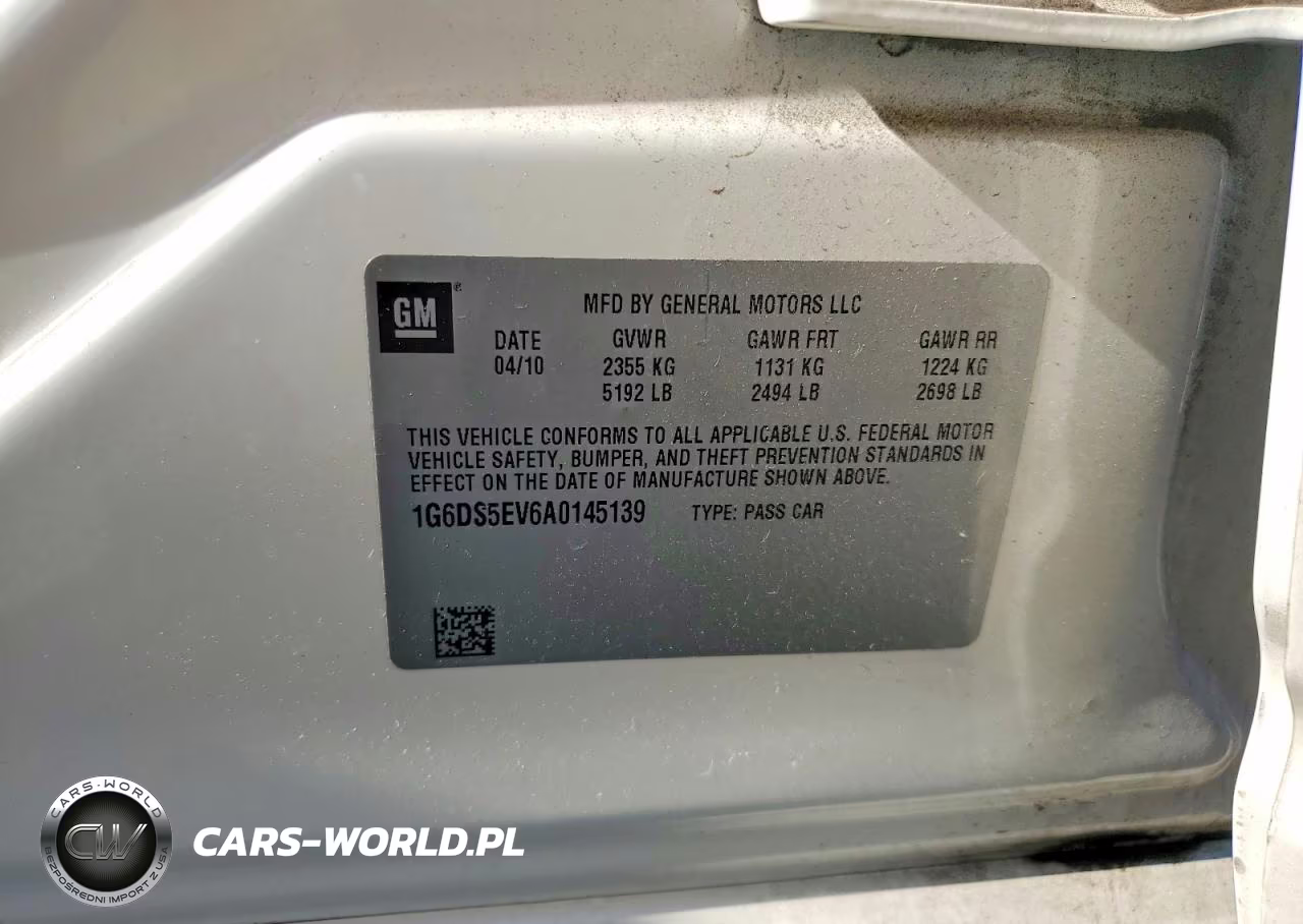 2010 Cadillac Cts Premium Collection VIN:1G6DS5EV6A0145139 - 12