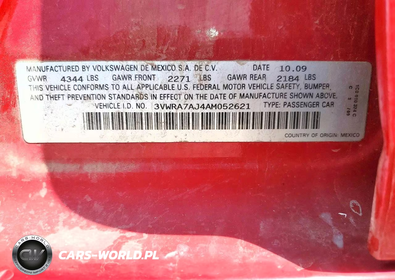 2010 Volkswagen Jetta Wolfsburg VIN:3VWRA7AJ4AM052621 - 12