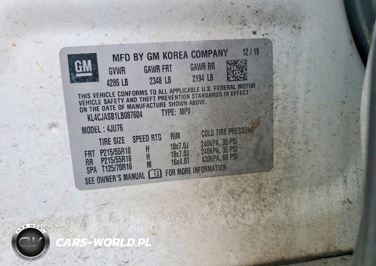 2020 Buick Encore Preferred VIN:KL4CJASB1LB087604 - 13