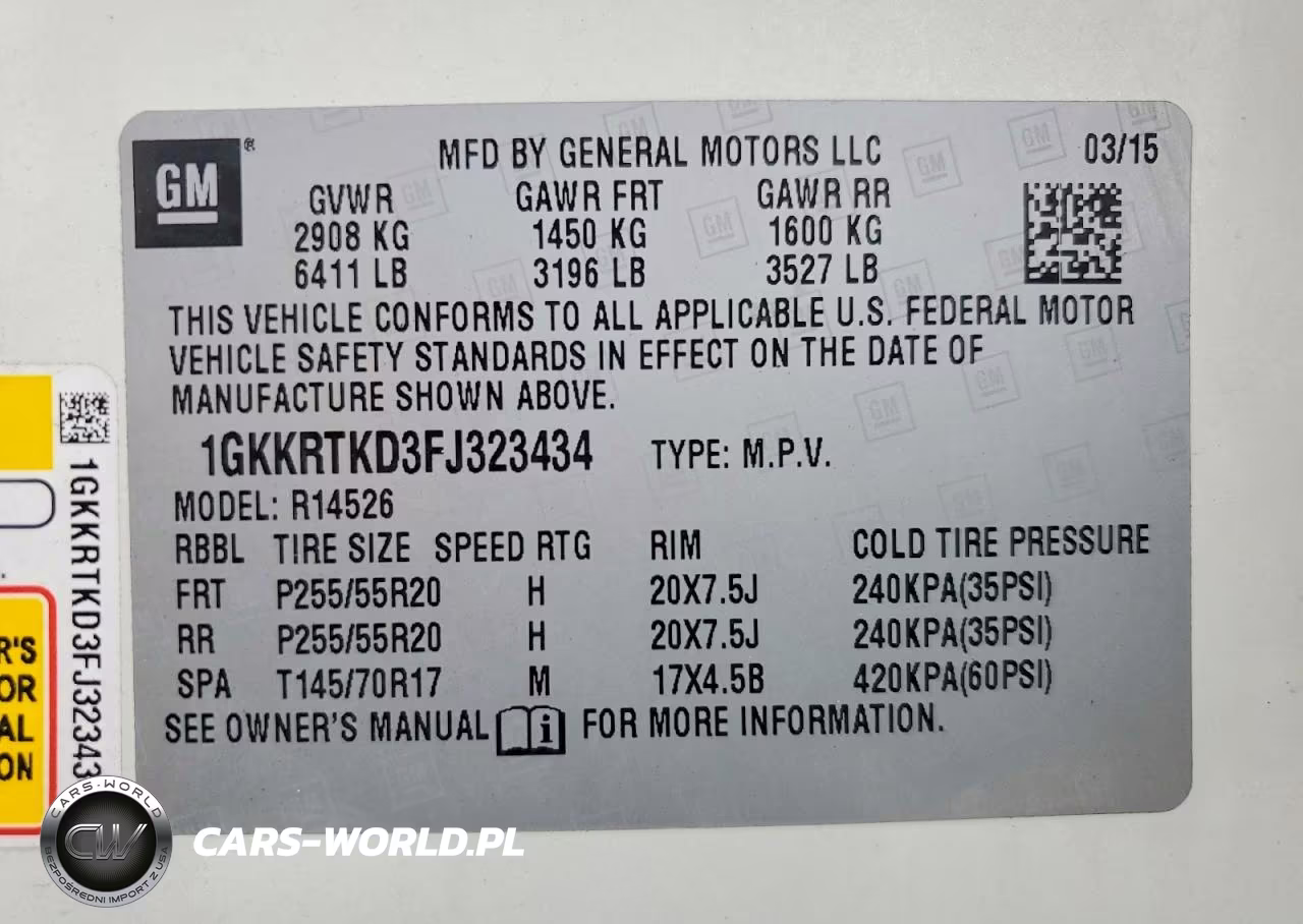 2015 GMC Acadia Denali VIN:1GKKRTKD3FJ323434 - 13
