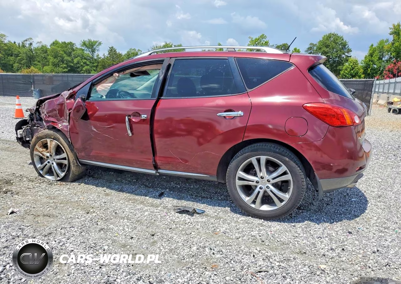 2010 Nissan Murano VIN:JN8AZ1MU3AW014832 - 2
