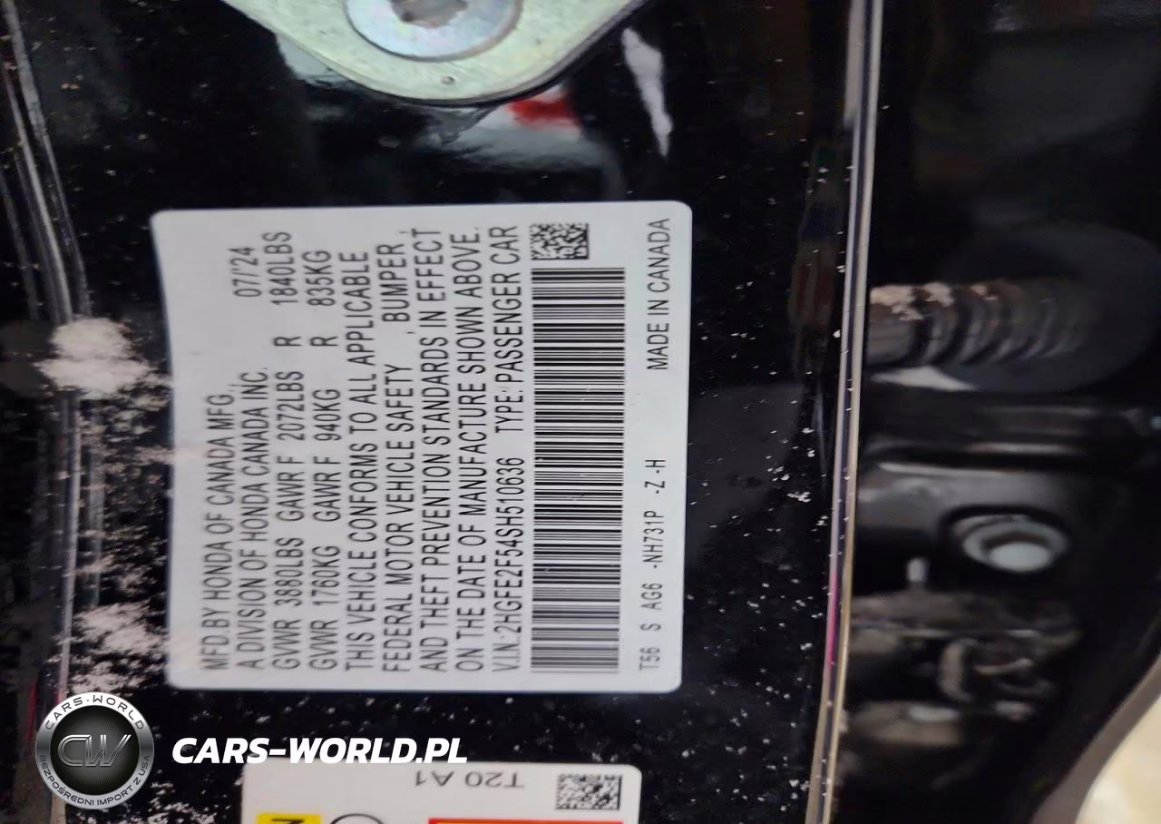 2025 Honda Civic Sport VIN:2HGFE2F54SH510636 - 13