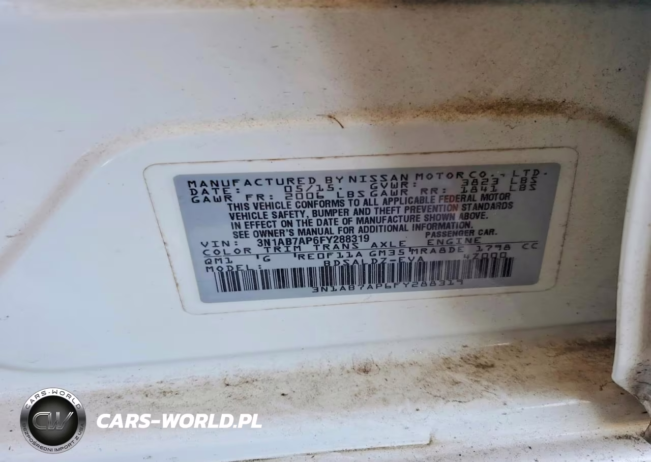 2015 Nissan Sentra S VIN:3N1AB7AP6FY288319 - 12