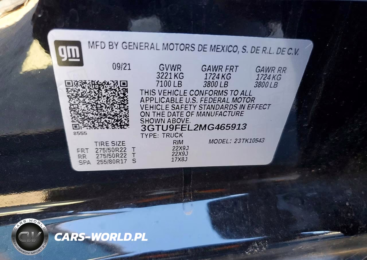 2021 GMC Sierra K1500 Denali VIN:3GTU9FEL2MG465913 - 13