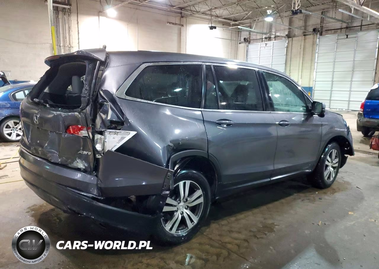 2017 Honda Pilot Exl VIN:5FNYF6H55HB073219 - 3