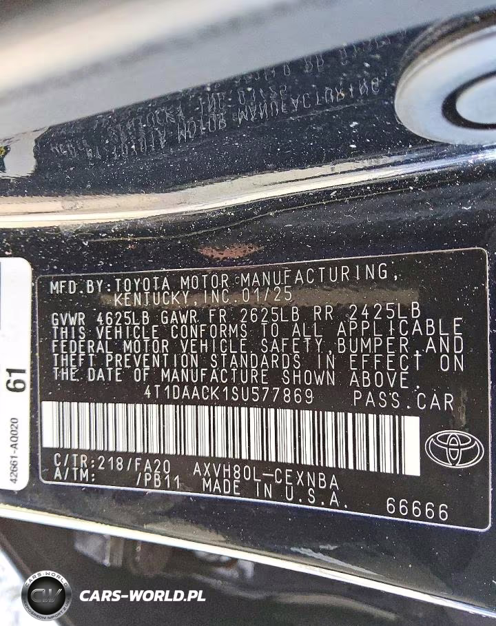 2025 Toyota Camry Xse VIN:4T1DAACK1SU577869 - 13