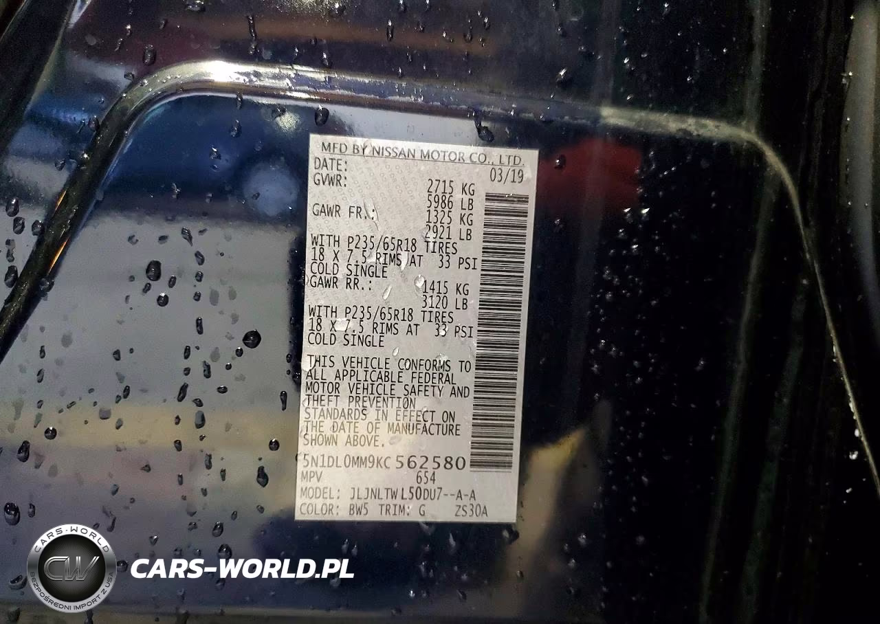 2019 Infiniti Qx60 Luxe VIN:5N1DL0MM9KC562580 - 13