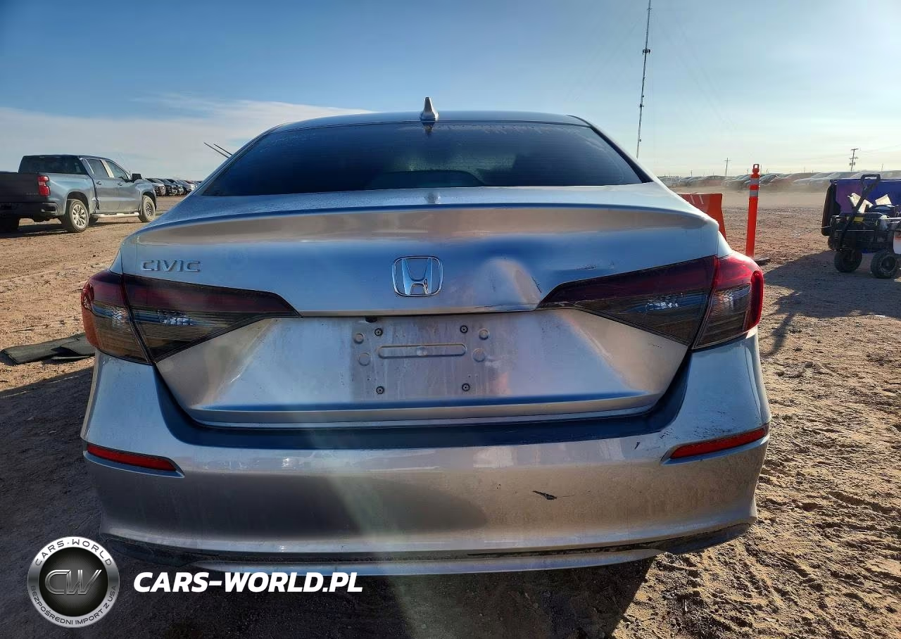 2026 Honda Civic Lx VIN:2HGFE2F23TH524454 - 6