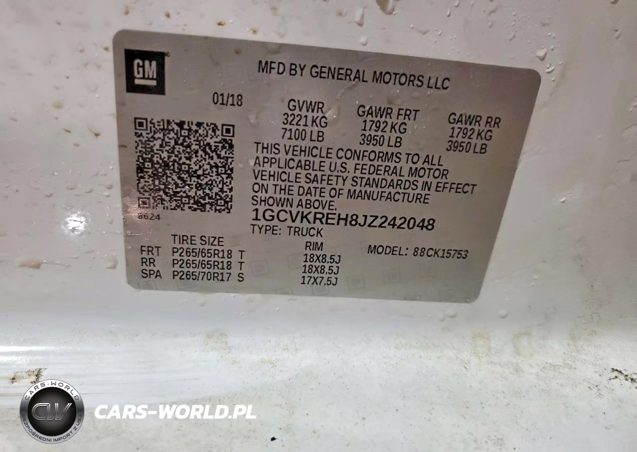 2018 Chevrolet Silverado K1500 Lt VIN:1GCVKREH8JZ242048 - 12