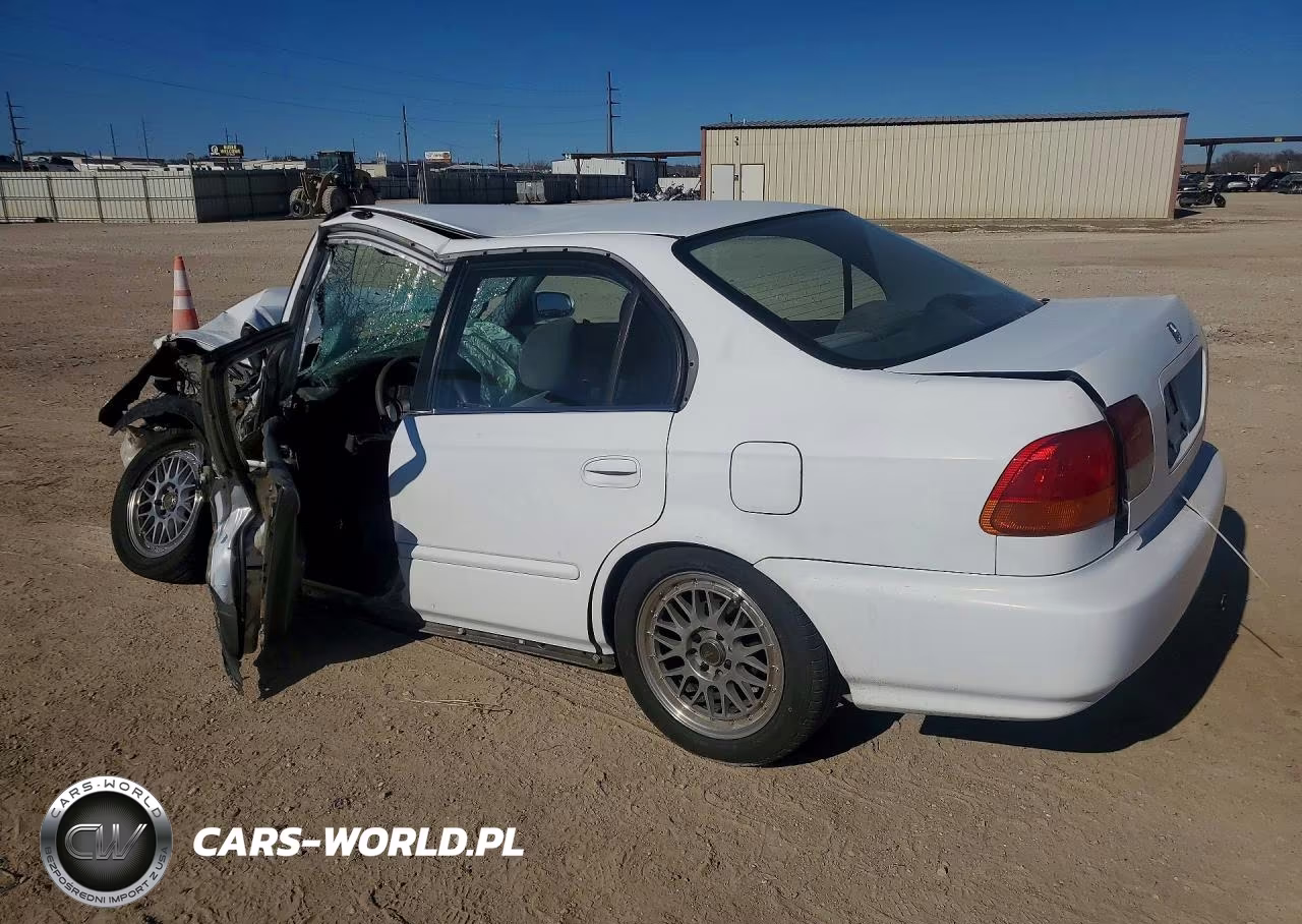 1998 Honda Civic Lx VIN:2HGEJ667XWH629796 - 2