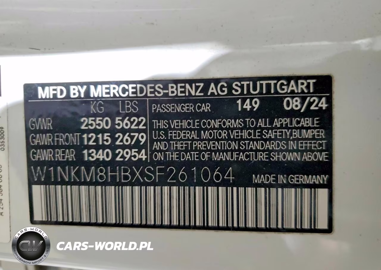 2025 Mcre Glc 43 4Ma VIN:W1NKM8HBXSF261064 - 13