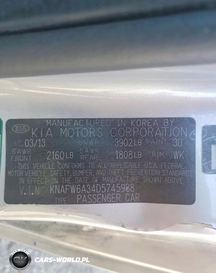 2013 Kia Forte Sx VIN:KNAFW6A34D5745988 - 13