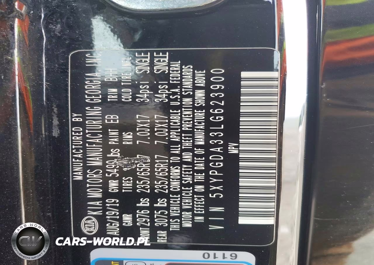 2020 Kia Sorento L VIN:5XYPGDA33LG623900 - 14