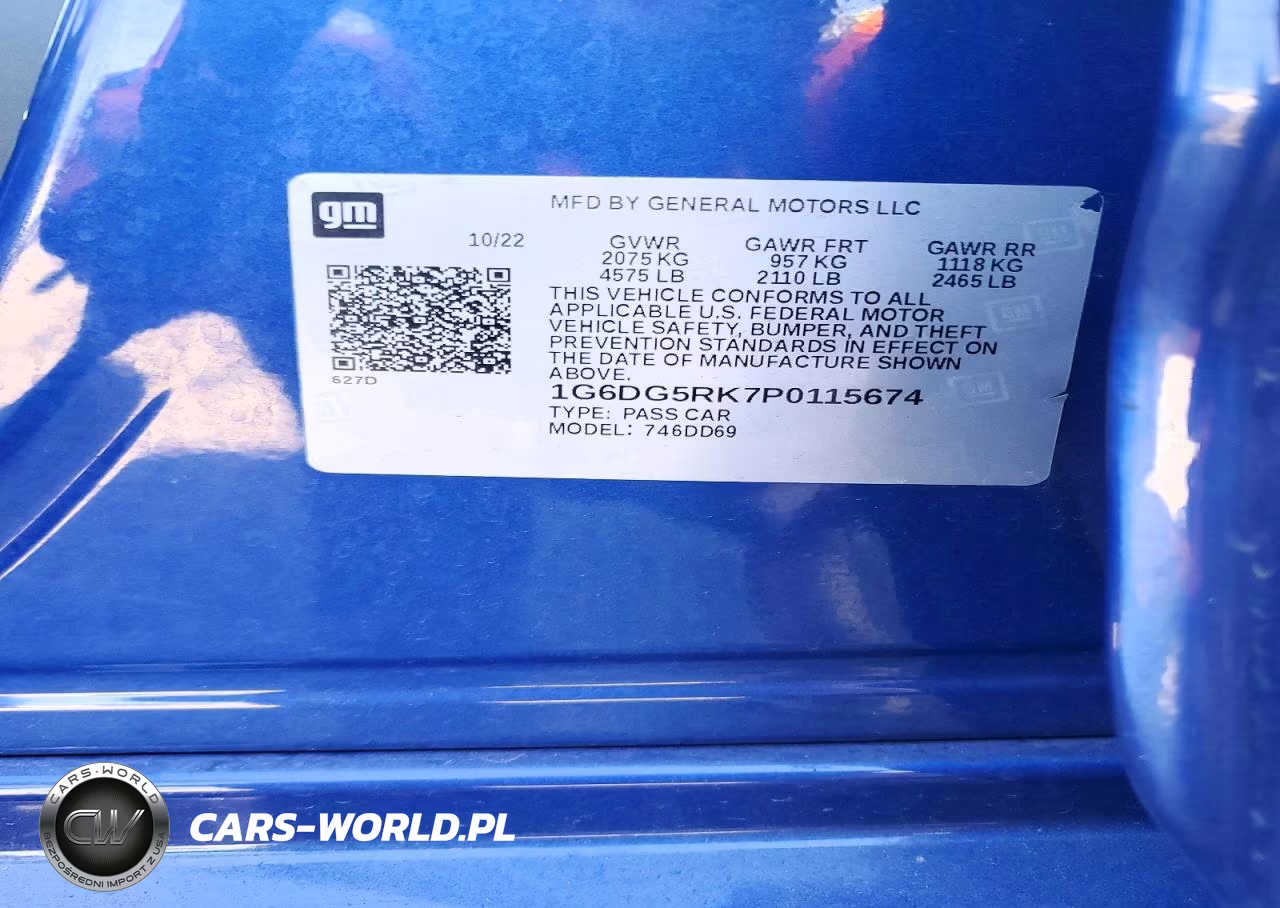 2023 Cadillac Ct4 Sport VIN:1G6DG5RK7P0115674 - 12