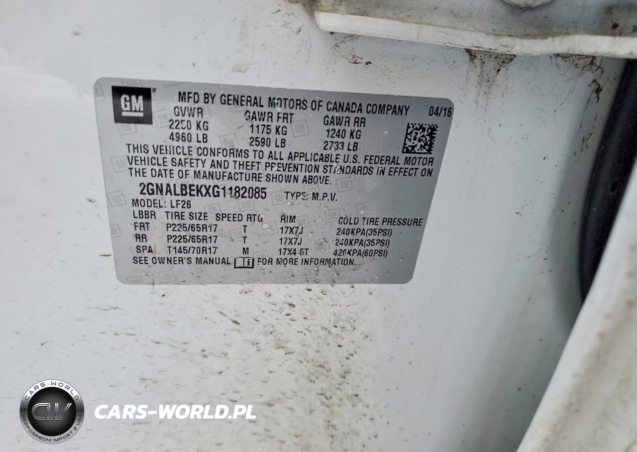 2016 Chevrolet Equinox Ls VIN:2GNALBEKXG1182085 - 13