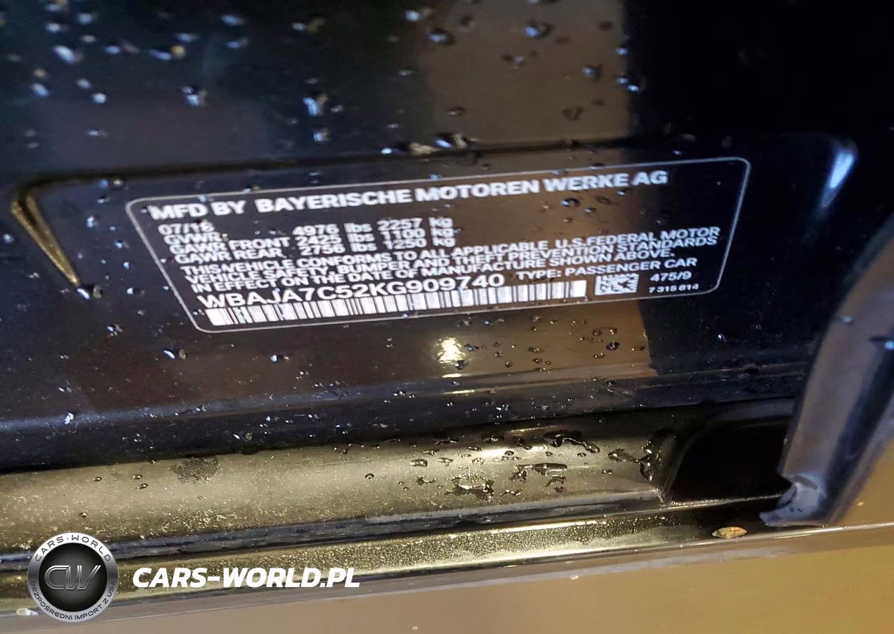 2019 BMW 530 Xi VIN:WBAJA7C52KG909740 - 12