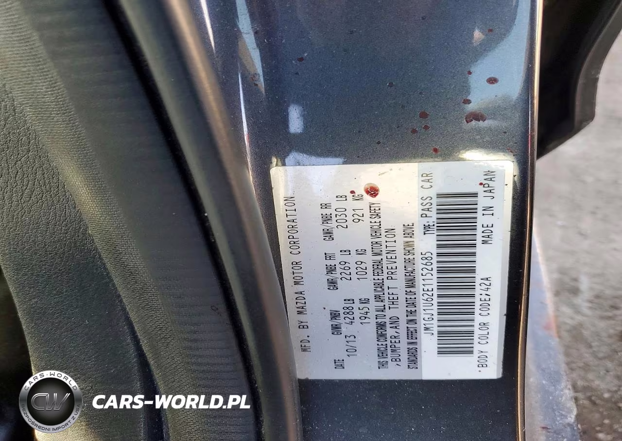 2014 Mazda 6 Sport VIN:JM1GJ1U62E1152685 - 12