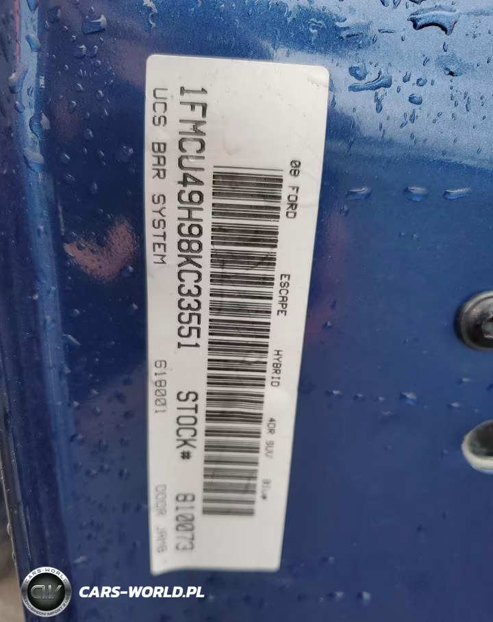 2008 Ford Escape Hev VIN:1FMCU49H98KC33551 - 25