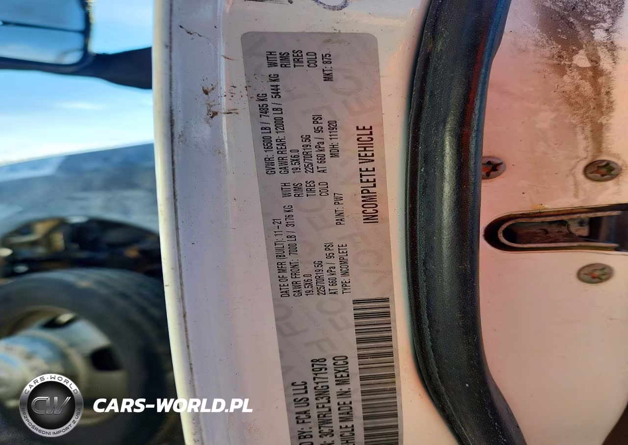 2022 Ram 4500 Flatbed Truck VIN:3C7WRLFL3NG171978 - 13