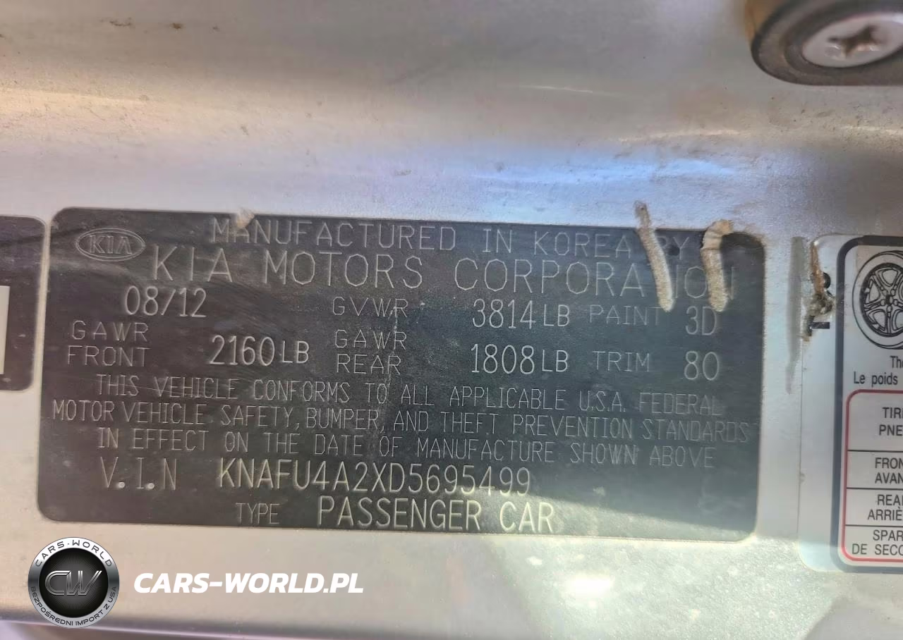 2013 Kia Forte Ex VIN:KNAFU4A2XD5695499 - 12