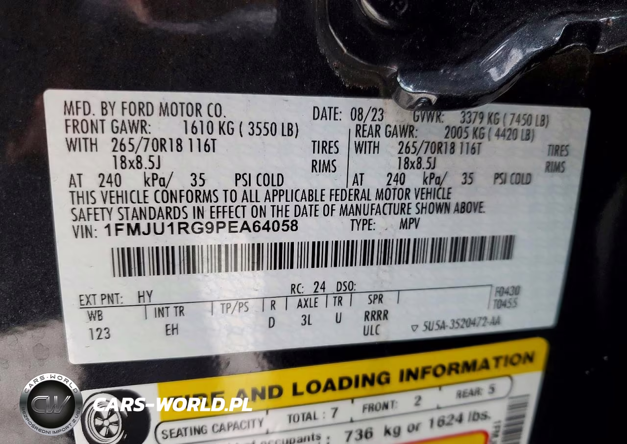 2023 Ford Expedition Timberline VIN:1FMJU1RG9PEA64058 - 13