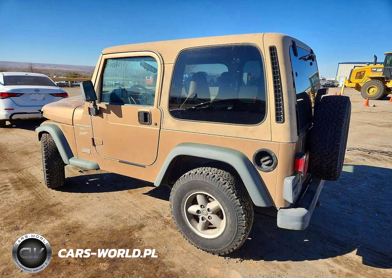 1999 Jeep Wrangler - Tj Sport VIN:1J4FY19S0XP407289 - 2