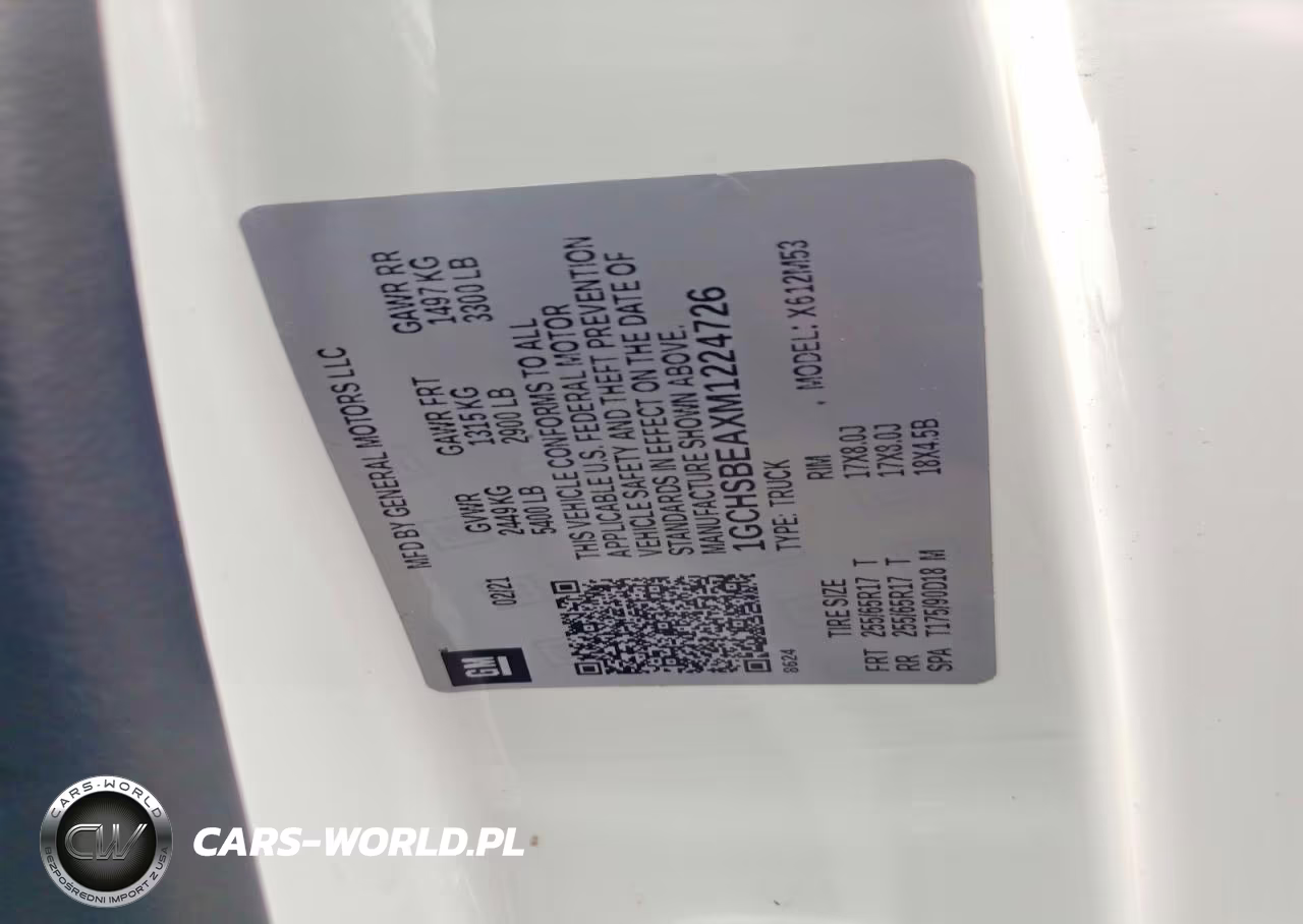 2021 Chevrolet Colorado VIN:1GCHSBEAXM1224726 - 12
