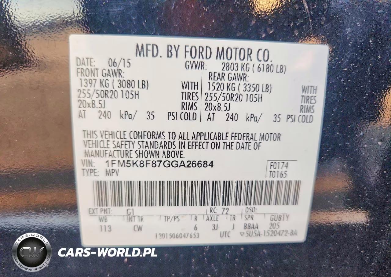2016 Ford Explorer Limited VIN:1FM5K8F87GGA26684 - 13