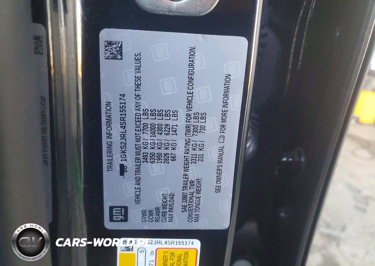 2025 GMC Yukon Xl Denali VIN:1GKS2JRL4SR155174 - 13
