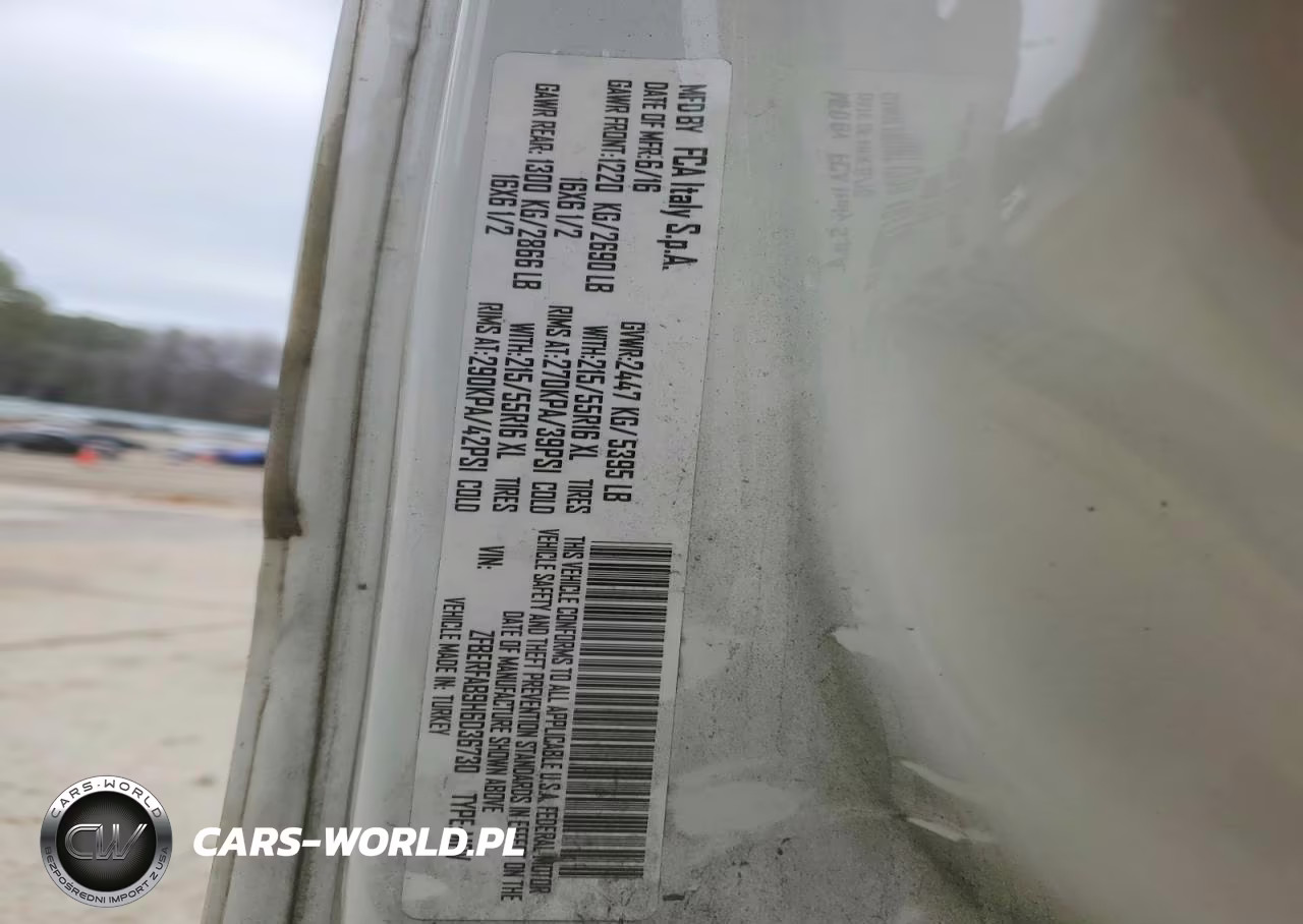 2017 Ram Promaster City VIN:ZFBERFAB9H6D36730 - 13
