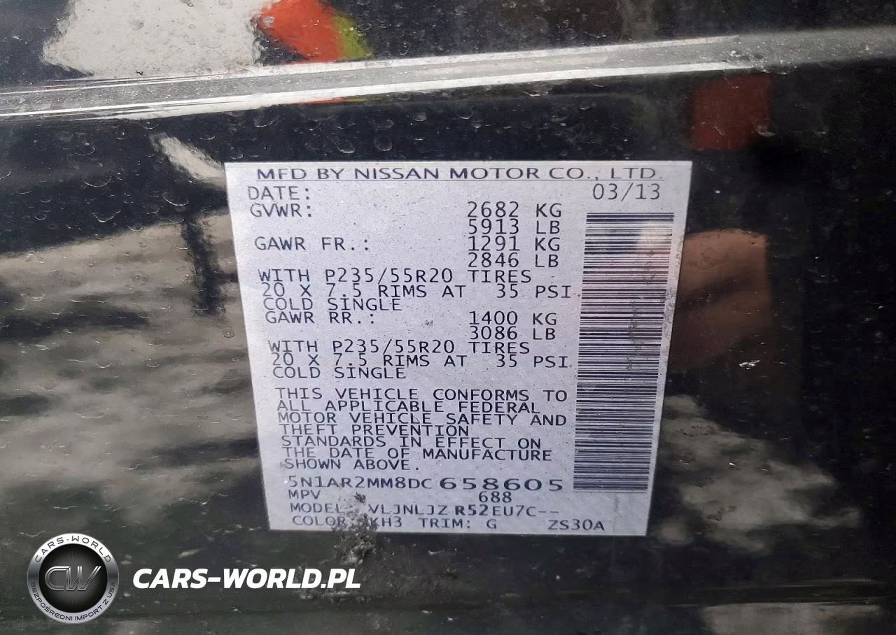2013 Nissan Pathfinder S VIN:5N1AR2MM8DC658605 - 13
