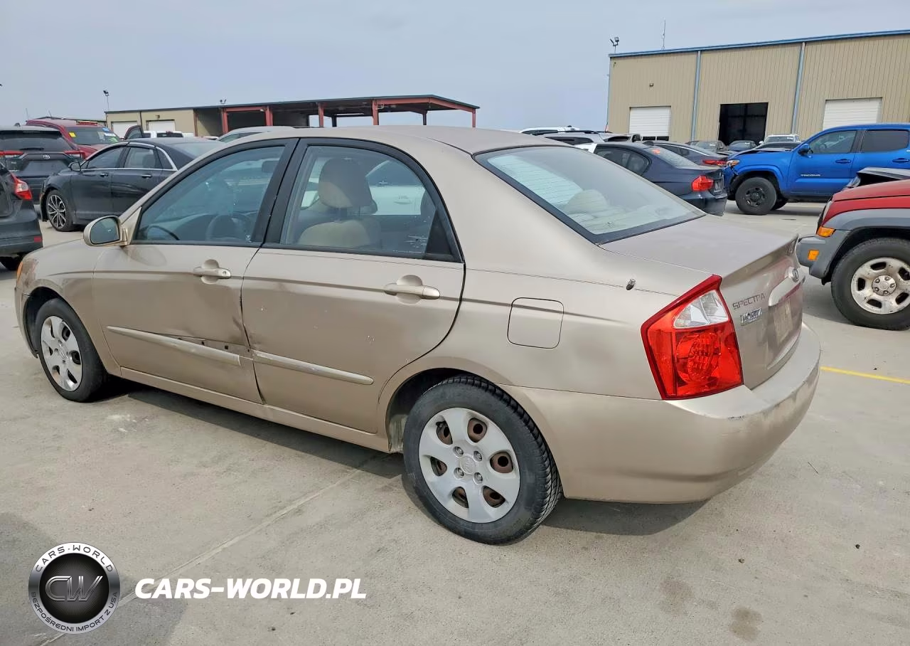 2005 Kia Spectra Lx VIN:KNAFE121255193525 - 2