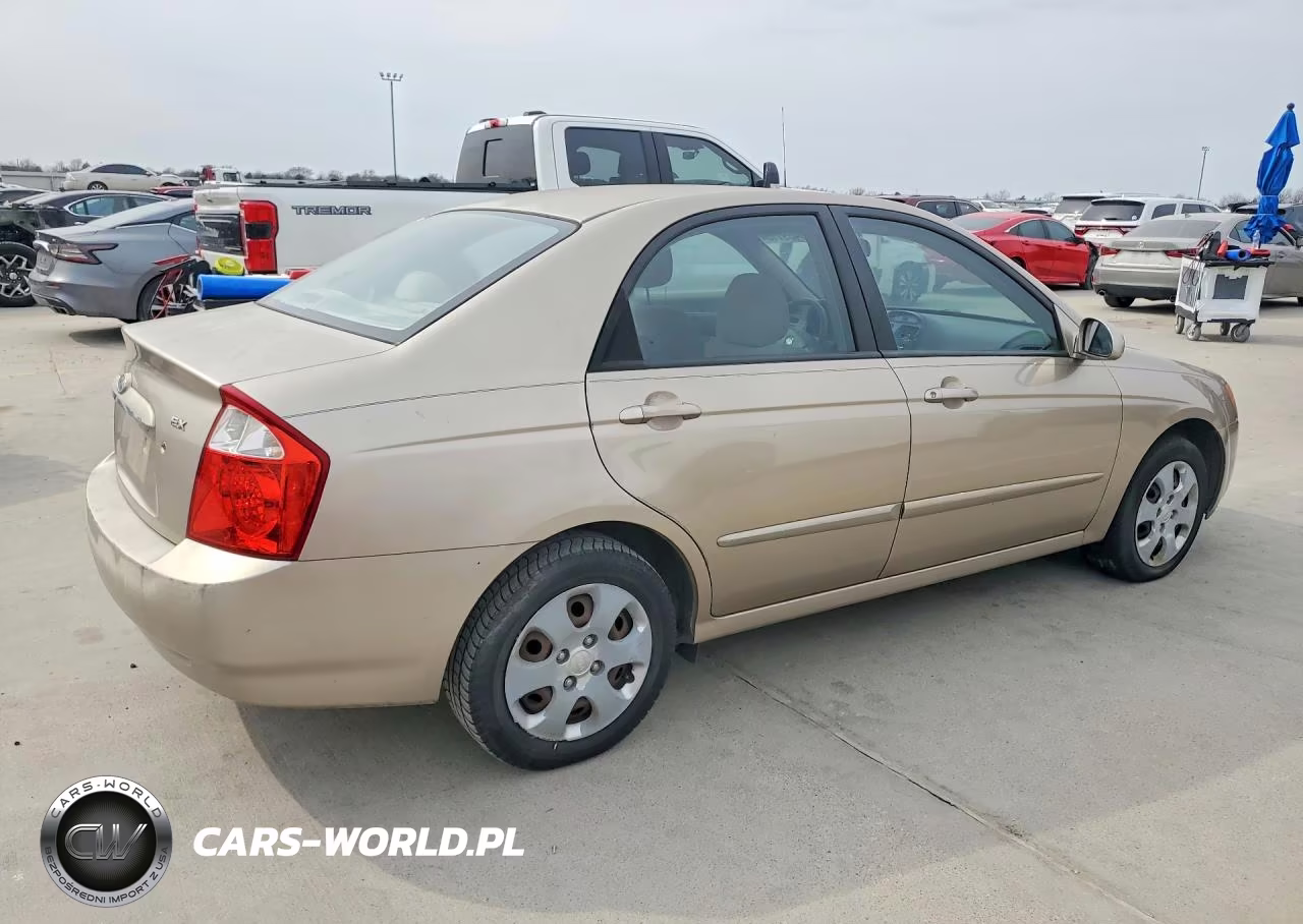 2005 Kia Spectra Lx VIN:KNAFE121255193525 - 3