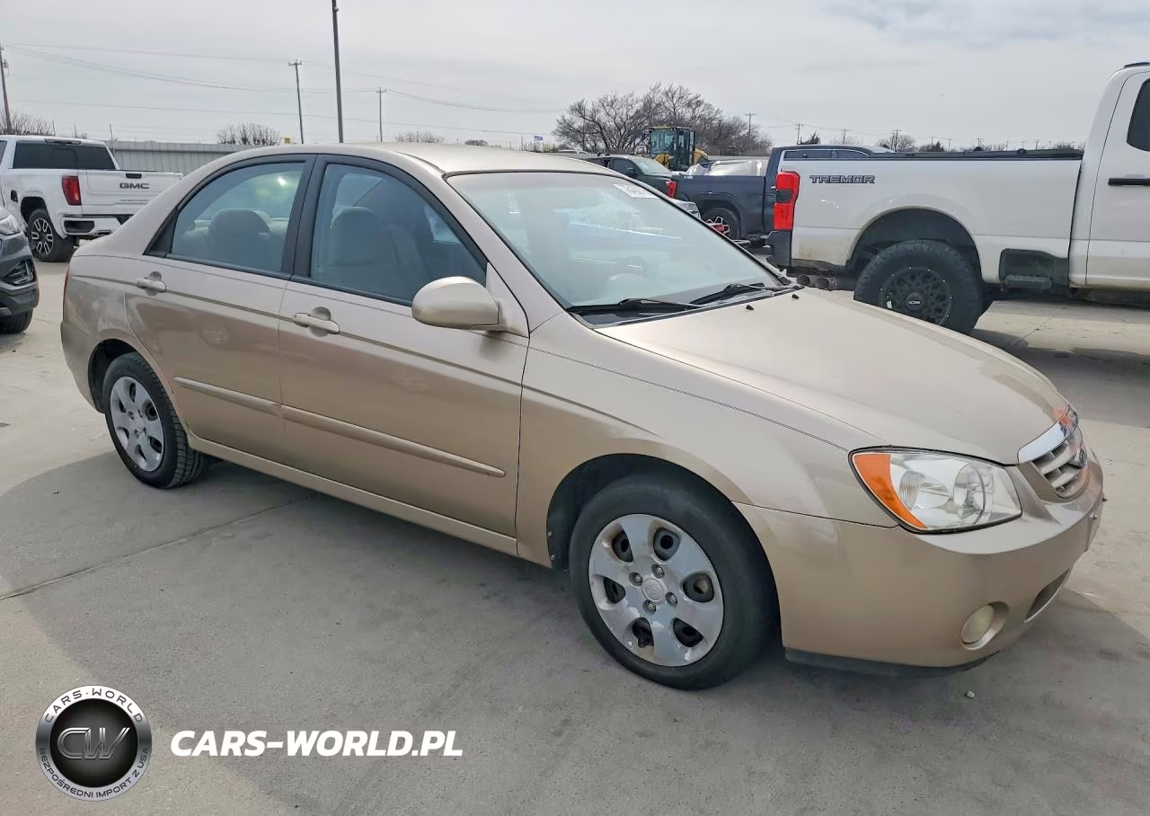 2005 Kia Spectra Lx VIN:KNAFE121255193525 - 4