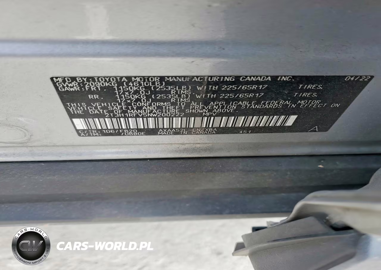 2022 Toyota Rav4 Le VIN:2T3H1RFV5NW200222 - 13