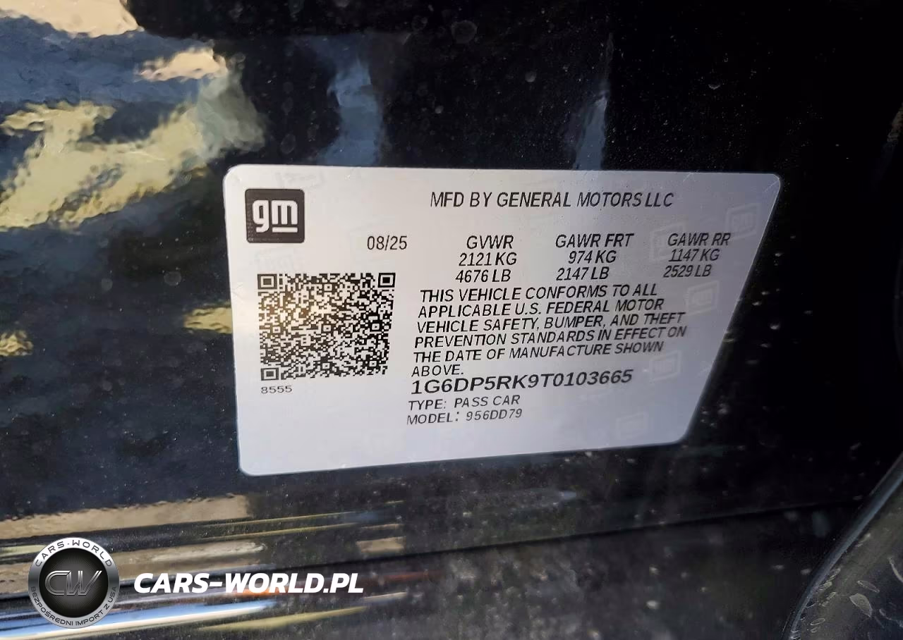 2026 Cadillac Ct5 Sport VIN:1G6DP5RK9T0103665 - 13