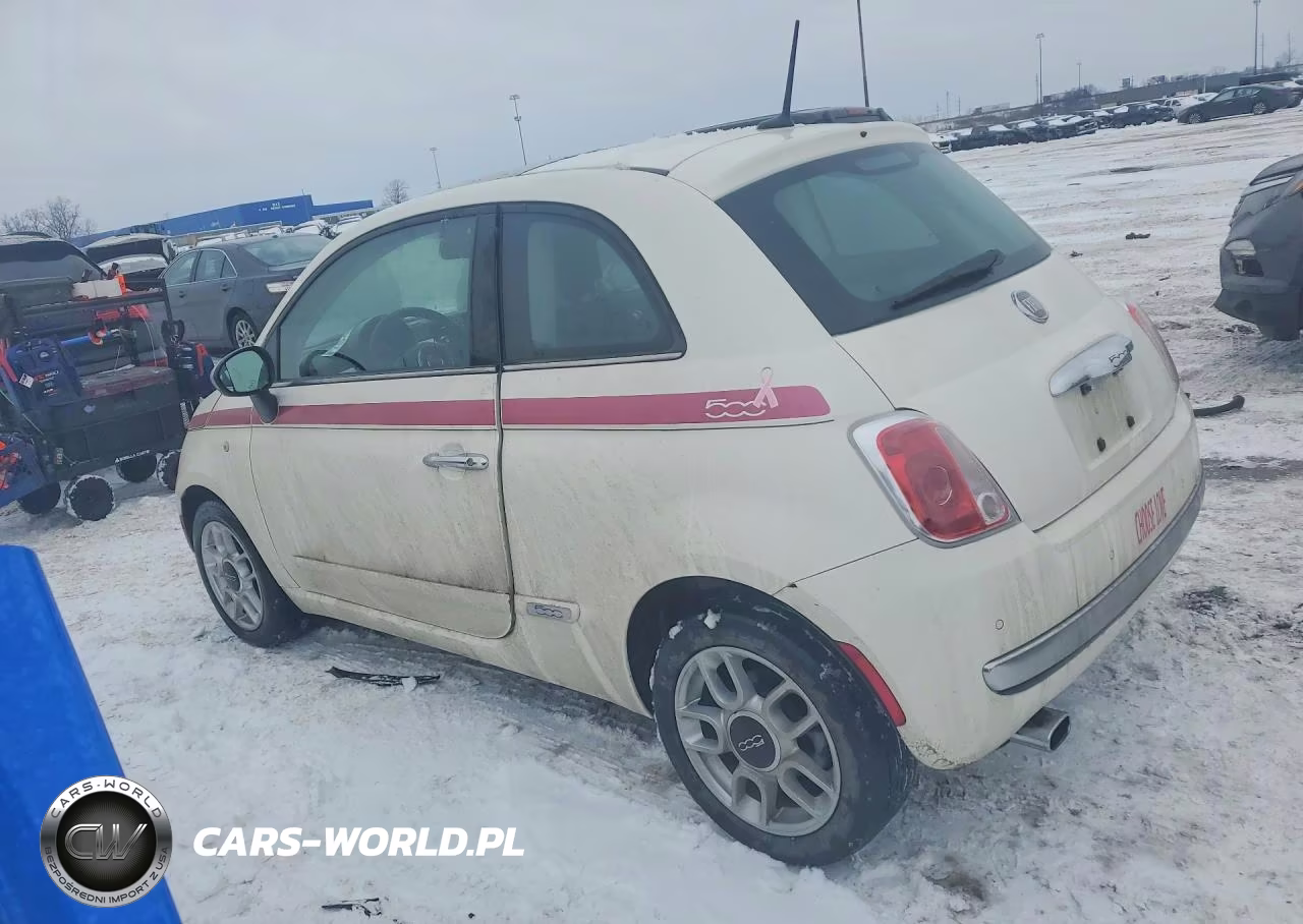 2012 Fiat 500 Lounge VIN:3C3CFFCRXCT195092 - 2