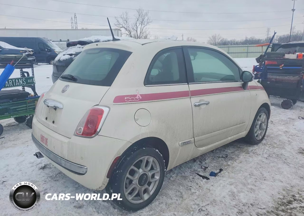 2012 Fiat 500 Lounge VIN:3C3CFFCRXCT195092 - 3