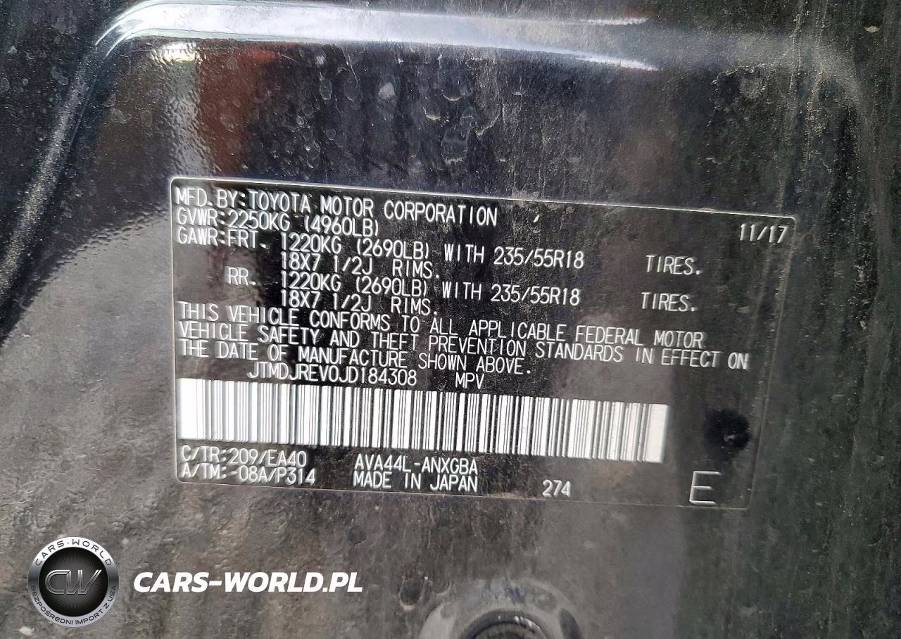 2018 Toyota Rav4 Hv Limited VIN:JTMDJREV0JD184308 - 13