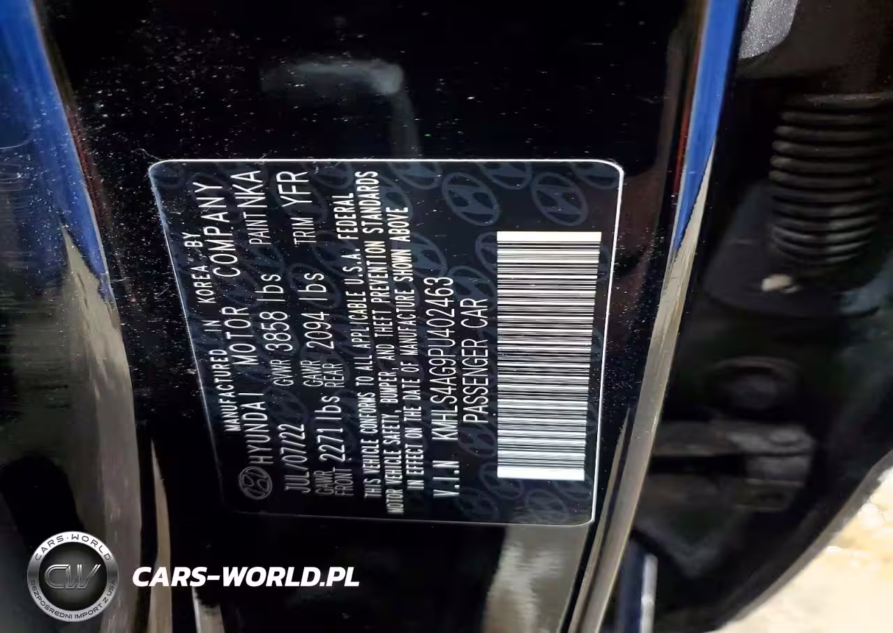 2023 Hyundai Elantra Sel VIN:KMHLS4AG9PU402463 - 12