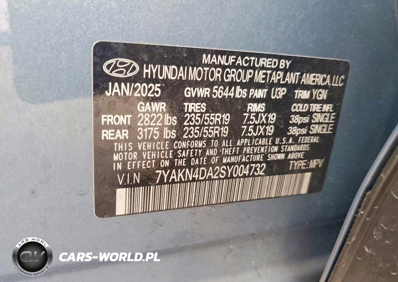 2025 Hyundai Ioniq 5 Sel VIN:7YAKN4DA2SY004732 - 12