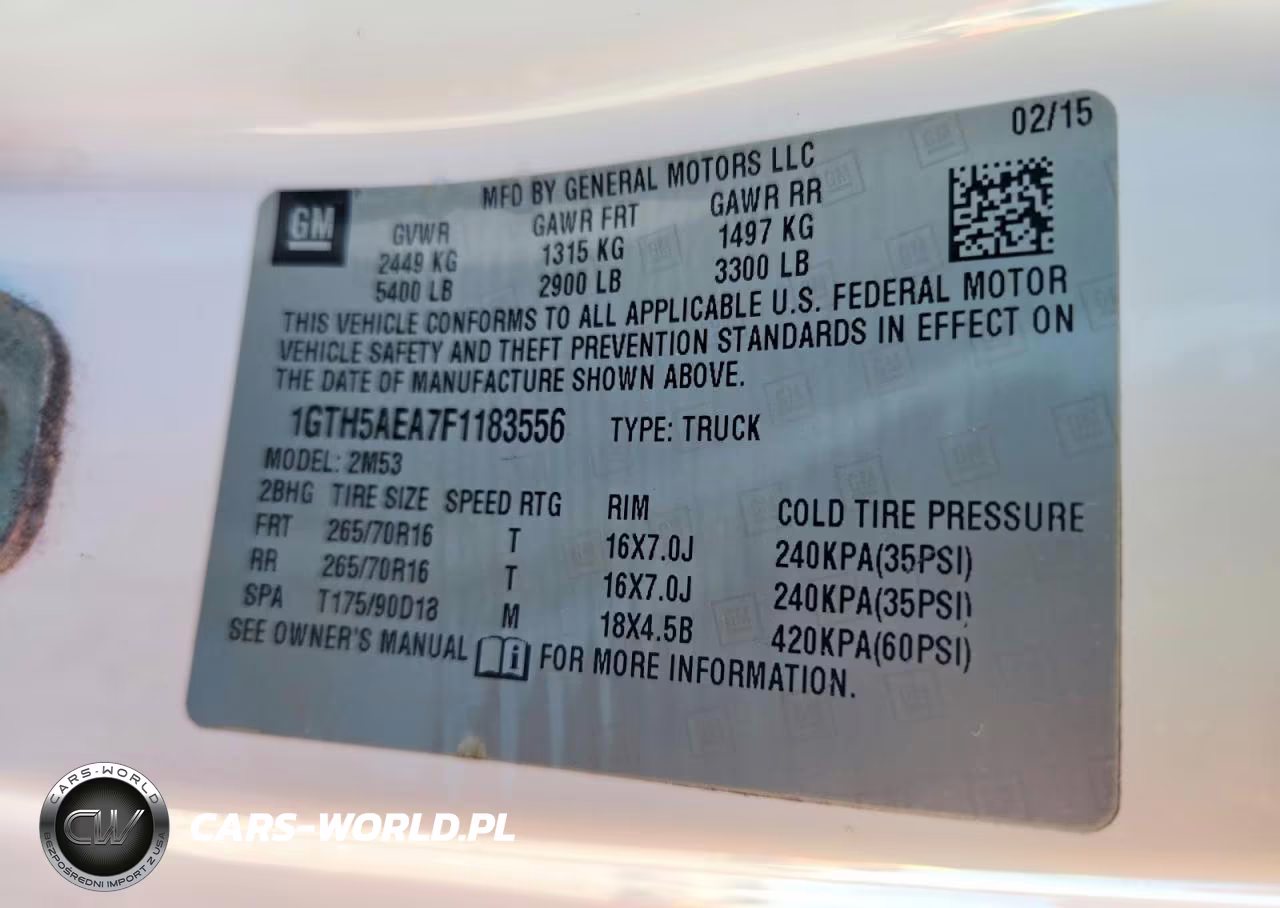 2015 GMC Canyon VIN:1GTH5AEA7F1183556 - 12