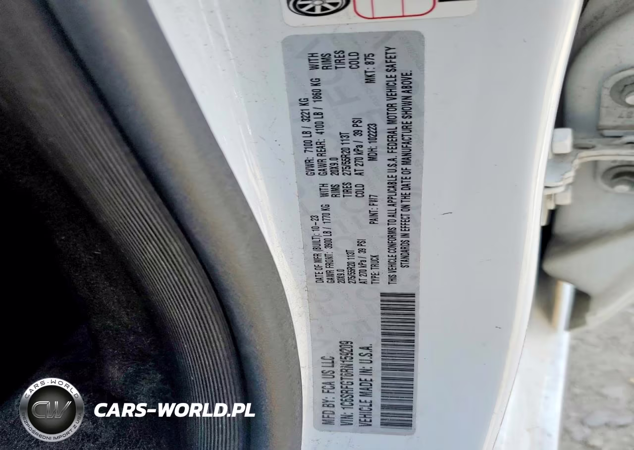 2024 Ram 1500 Tradesman VIN:1C6SRFGT6RN159209 - 12