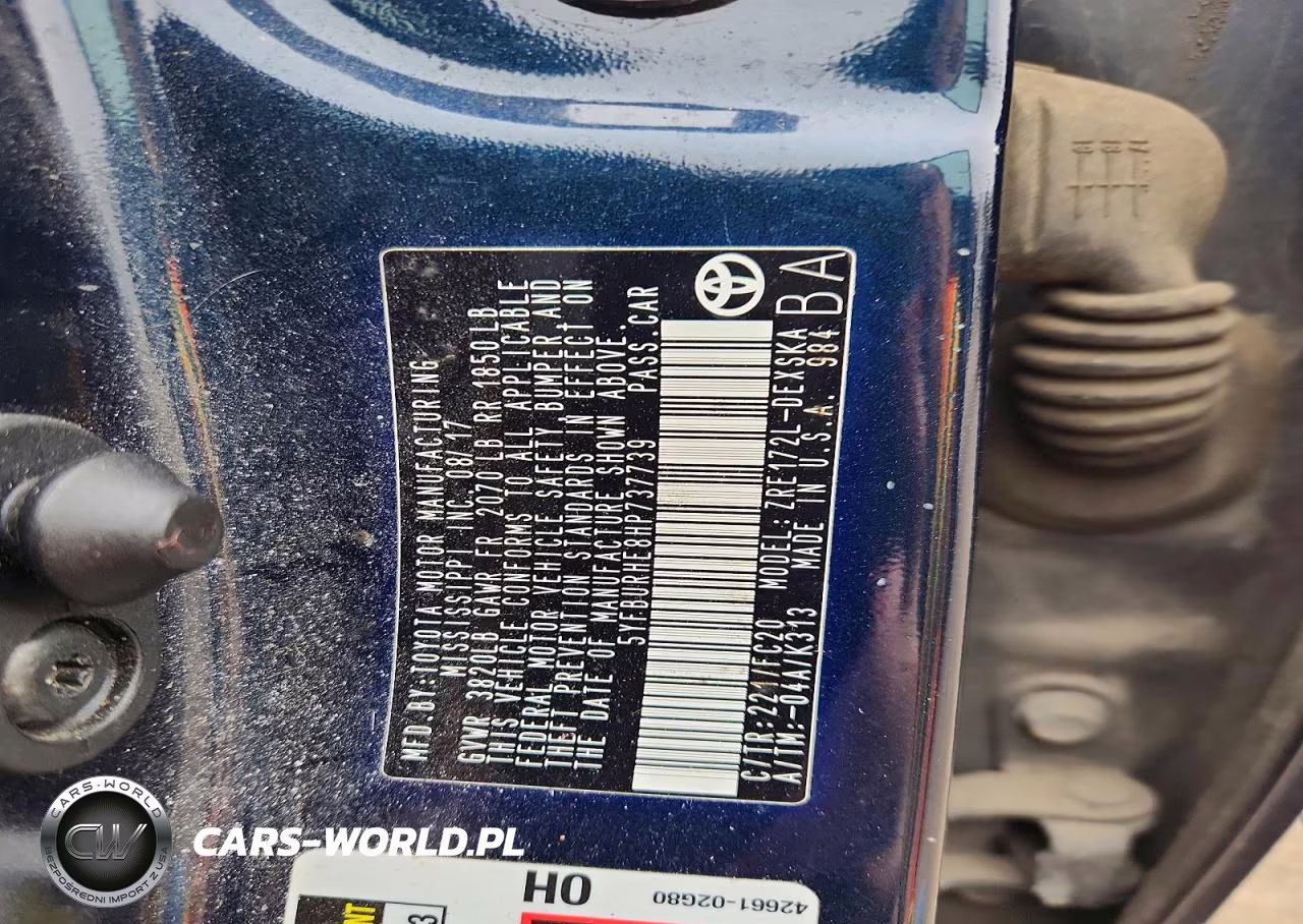 2017 Toyota Corolla L VIN:5YFBURHE8HP737739 - 12