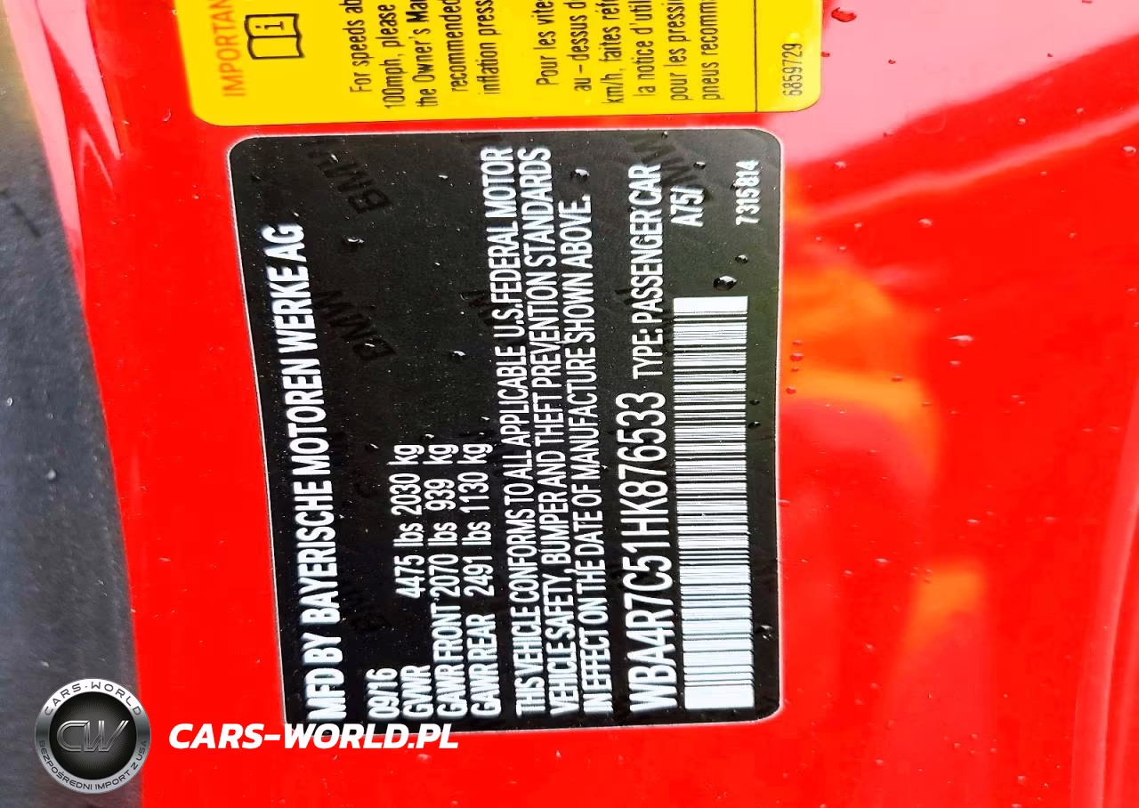 2017 BMW 430I VIN:WBA4R7C51HK876533 - 13