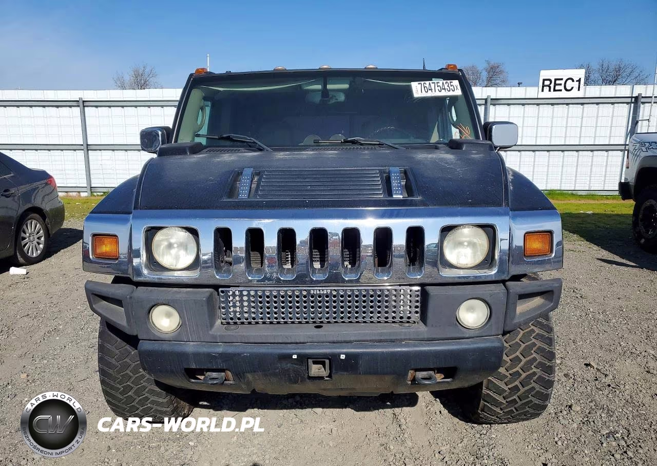 2003 Hummer H2 VIN:5GRGN23U63H130072 - 5