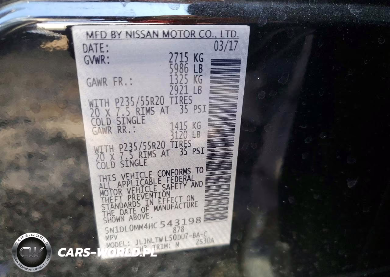 2017 Infiniti Qx60 VIN:5N1DL0MM4HC543198 - 13