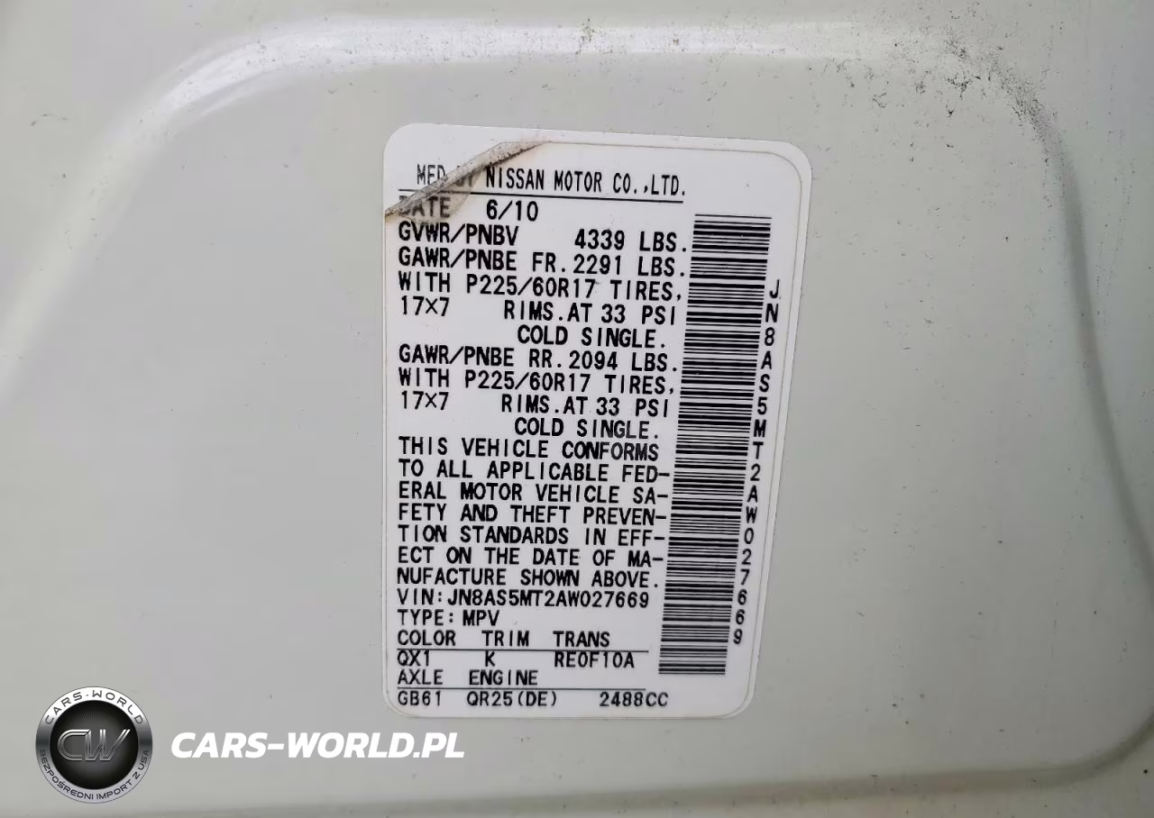 2010 Nissan Rogue S VIN:JN8AS5MT2AW027669 - 14
